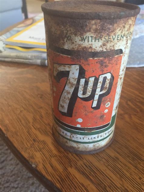 Vintage 7up Soda POP Steel Can Rusty Fresh Up Hudepohl Can | Etsy