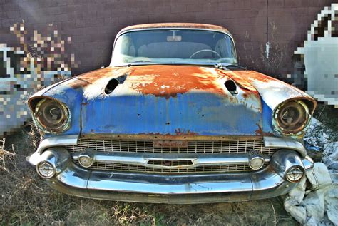 1957 Chevy Bel Air 2 Door Coupe Chevrolet Project Restore Parts 1955 ...