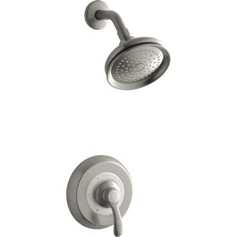 KOHLER Fairfax Vibrant Brushed Nickel 1-Handle Shower Faucet at Lowes.com