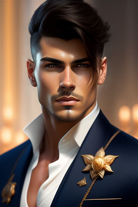 Lexica - Photorealistic portrait of a young butch professional man, handsome, male, feminine ...