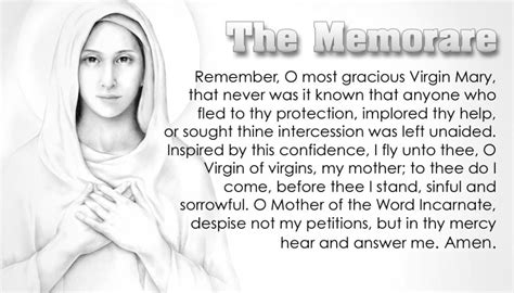 Memorare Prayer Card | Turnback To God