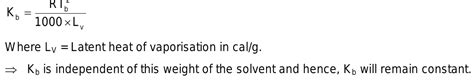 46. The value of ebullioscopic constant for water is 0.521 ℃/molal for ...