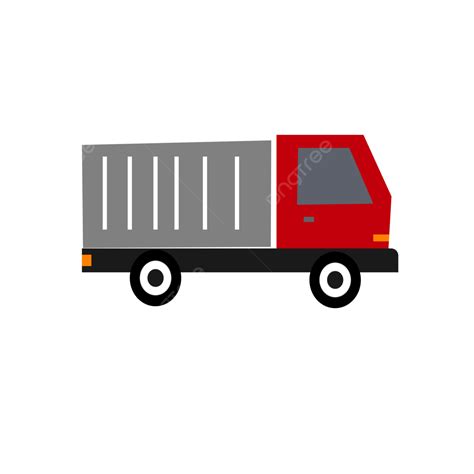 Red Loading Truck Clipart Transparent Background, Truck Clipart, Background Clipart, Red Truck ...