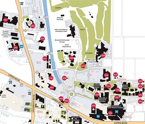 North Campus Map Unm - Alysia Margeaux