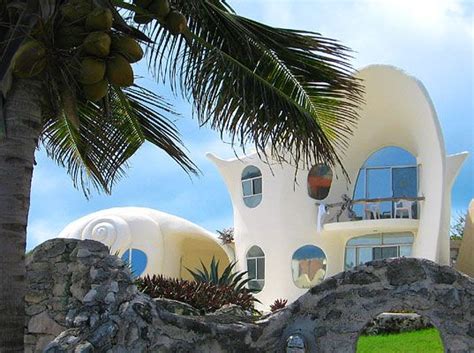 Turn right at the giant conch shell house on the corner ... | Unusual ...