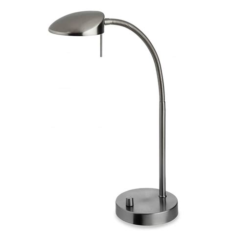 Firstlight Milan Dimmable LED Desk Lamp In Brushed Steel Finish 4926BS - Lighting from The Home ...