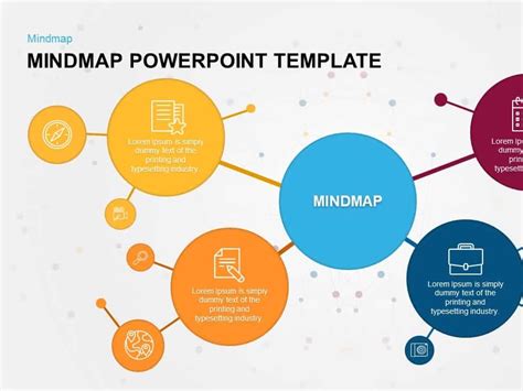 Mind Map Powerpoint Template by Slidebazaar on Dribbble