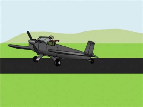 Animated Old Airplane GIF | GIFDB.com