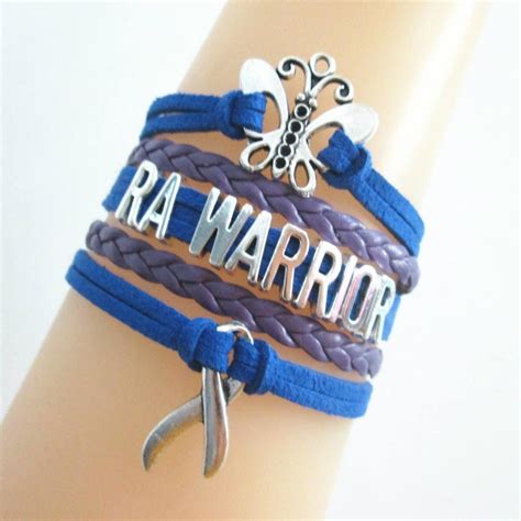 🎗 RA WARRIOR 🎗 Rheumatoid Arthritis bracelet for Warriors 🖥 http://bit ...