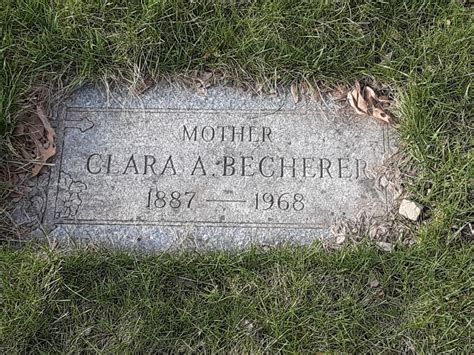 Clara A. Becherer (1887-1968) - Find a Grave Memorial