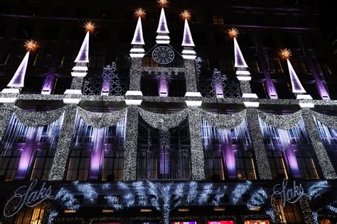 Saks Fifth Avenue’s iconic holiday light show returns