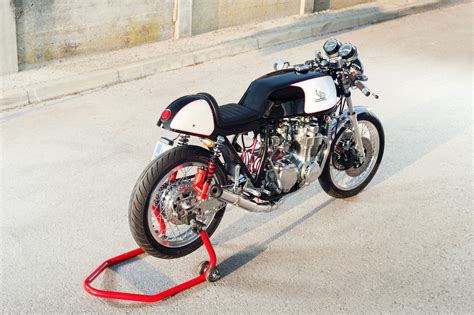 A Classic Honda CB550 Cafe Racer