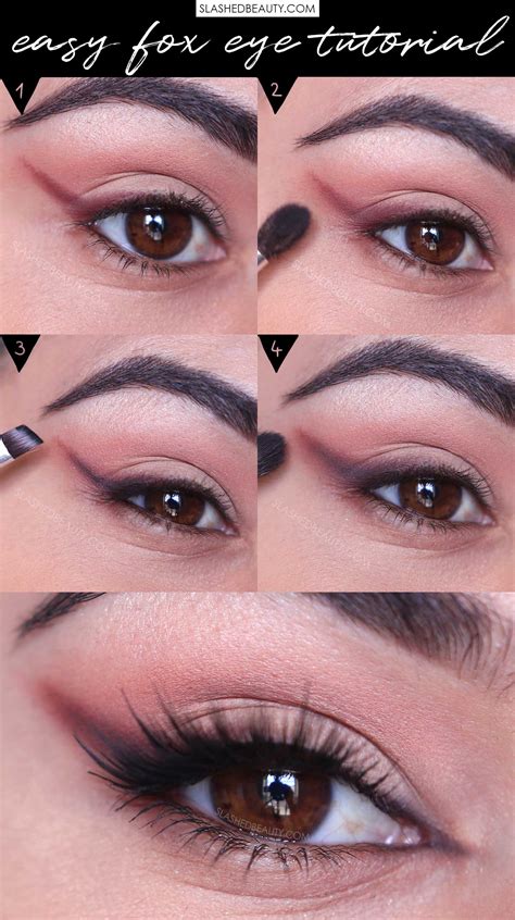 5-Step Easy Fox Eye Makeup Tutorial | Slashed Beauty