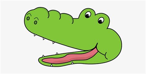 Alligator Mouth Clipart - Crocodile Face Clip Art - Free Transparent ...