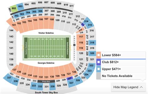 Uga Stadium Seating Chart