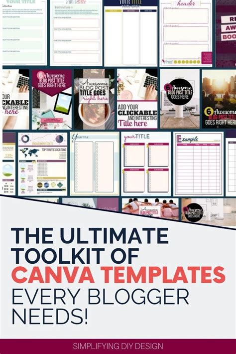 Best Canva Templates! | Blog post titles, Blogger templates, Templates