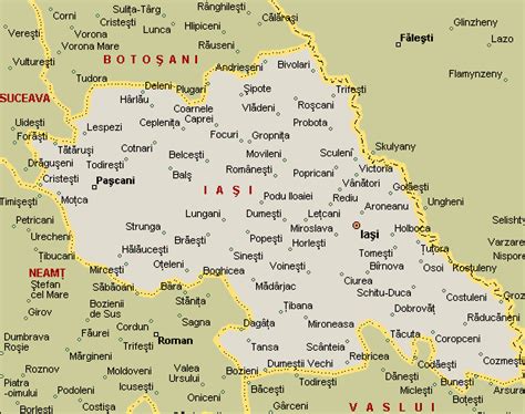 iasi Map - Romania