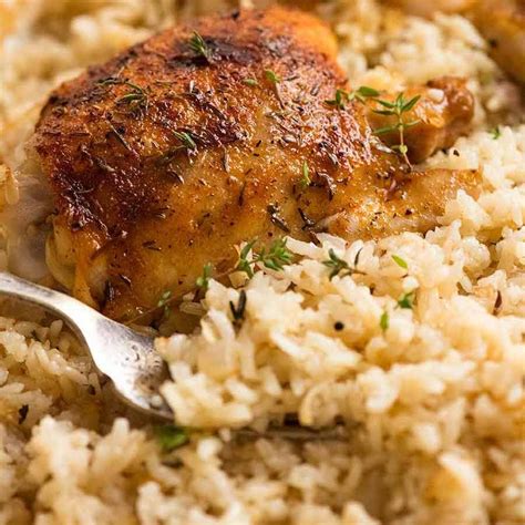 Oven Baked Chicken and Rice | RecipeTin Eats