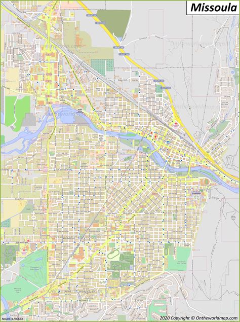 Physical Map Of Missoula County - Bank2home.com