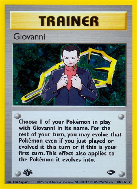 Giovanni Gym Challenge Pokemon Card | Pikawiz