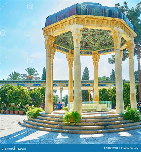 Pavilion of Hafez Tomb, Shiraz, Iran Editorial Image - Image of city ...