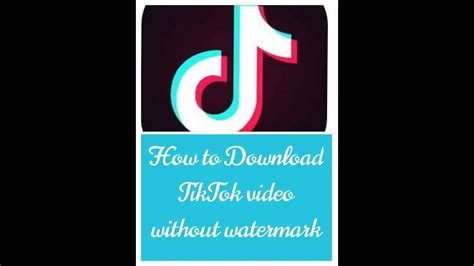 Download tiktok without watermark - jawerbubble