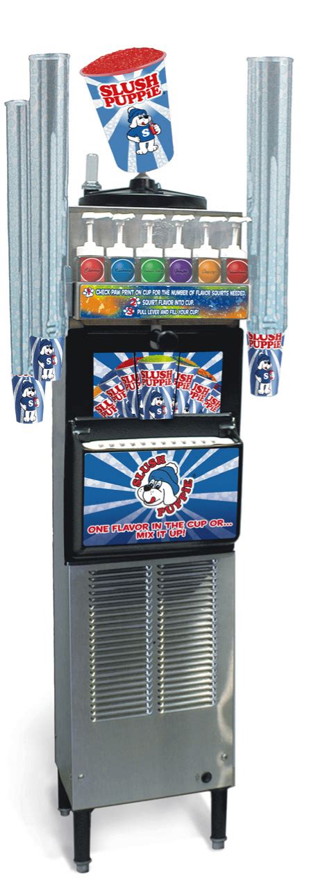 Reconditioned Slush Puppie 100-F Machine - 6 Flavors - Allen Associates