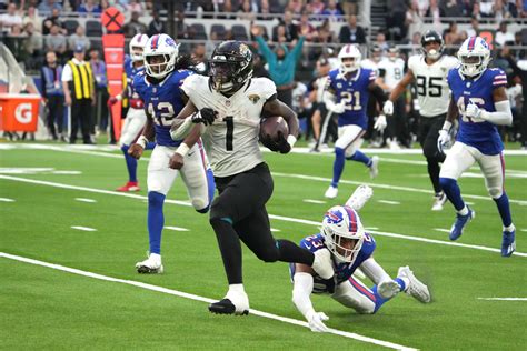 Jaguars vs. Bills Highlights: Travis Etienne, Josh Allen, and Trevor Lawrence Shine in Week 5