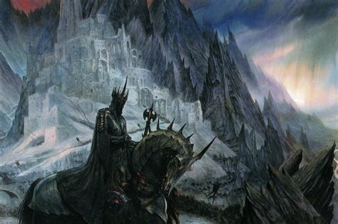 Sauron painting #Sauron The Lord of the Rings John Howe fantasy art # ...