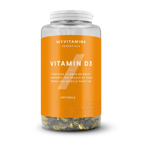 Vitamin D3 Softgels | Essential Supplements | Myvitamins