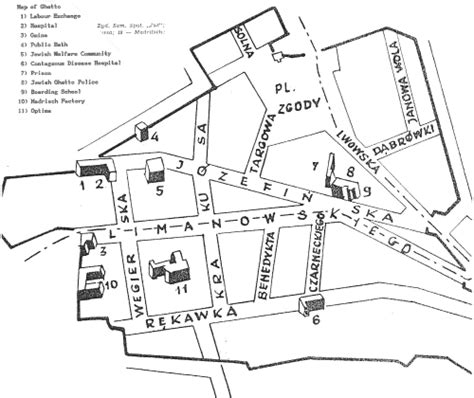 Krakow Ghetto Map