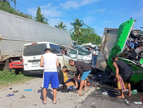 Six cops, companion dead, 20 hurt in Misamis Oriental road accident ...