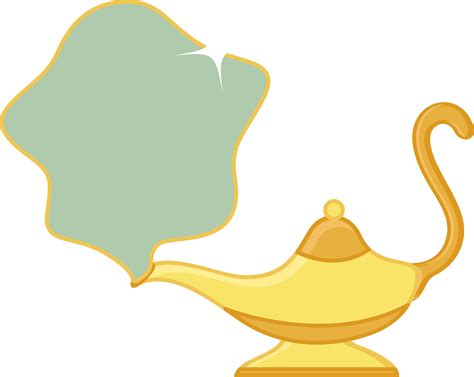 Magic Lamp PNG with Fog - MyFreeDrawings