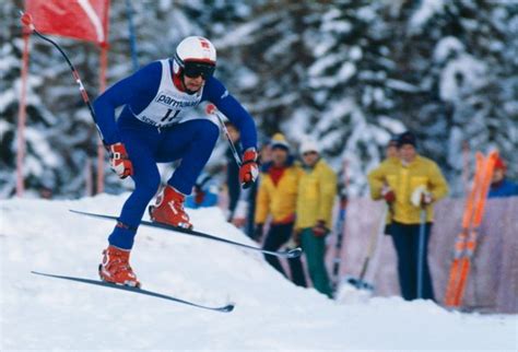 Franz Klammer Hurtles Toward Downhill Gold in Innsbruck, 1976 Vintage ...