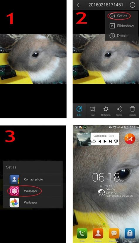 How to set or change Android wallpaper