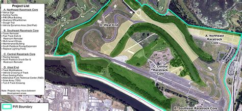 Portland International Raceway Track Map