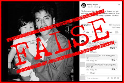 VERA FILES FACT CHECK: Post showing Vic Sotto photo with ‘baby Pauleen Luna’ NOT TRUE - VERA Files