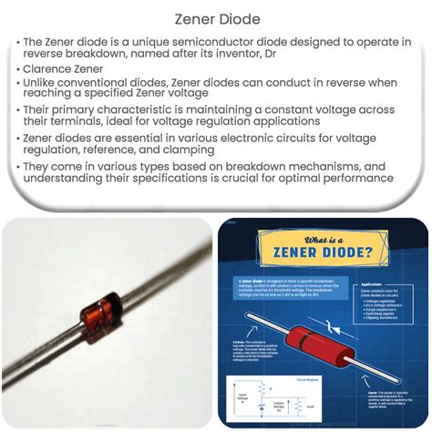 Zener diode | How it works, Application & Advantages