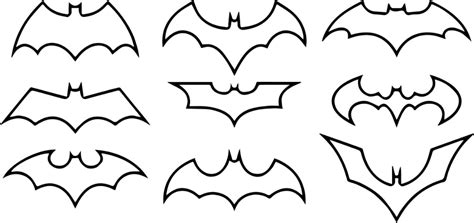 Various Batman Logo Coloring Pages | Educative Printable | Páginas para colorir, Desenhos para ...