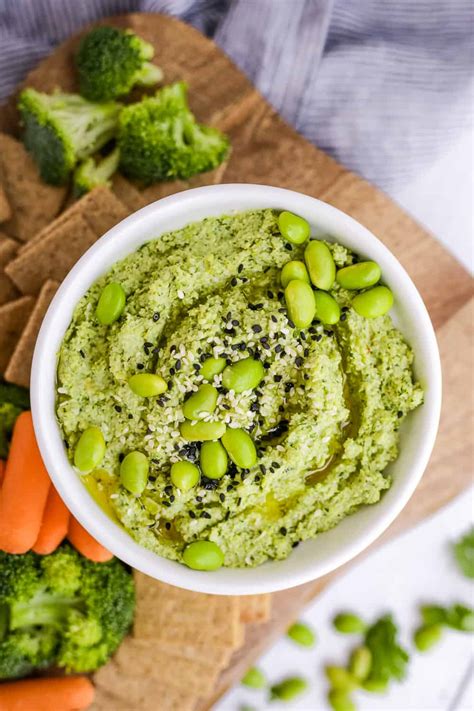 Simple Sesame Edamame Hummus Recipe | Easy No-Cook Snack