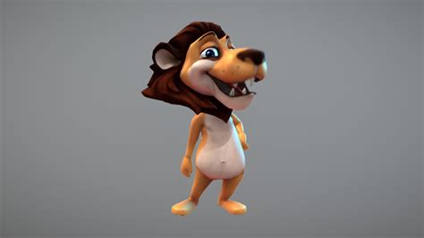 Jungle Animal: Cartoon Lion - Buy Royalty Free 3D model by JoseDiaz ...