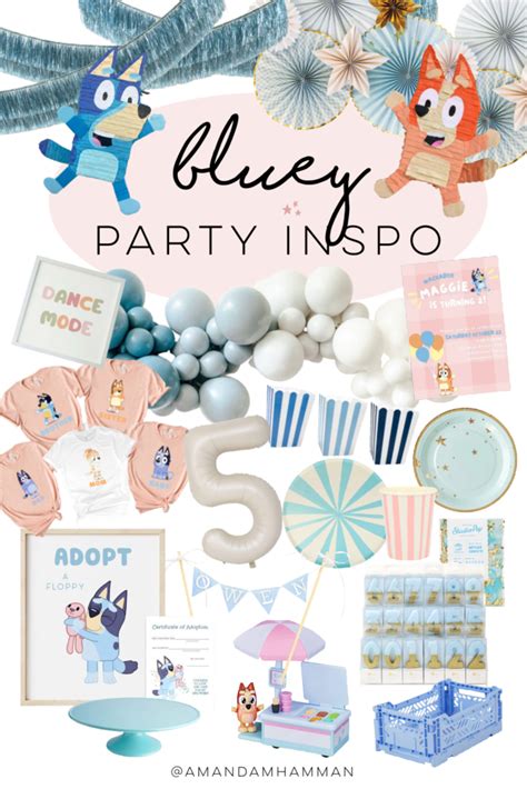 Bluey Birthday Party Ideas - amanda party + home