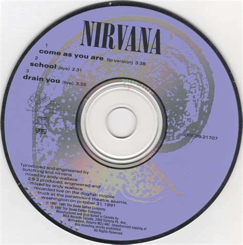 Come As You Are by Nirvana - 1992 Hit Song - Vancouver Pop Music Signature Sounds