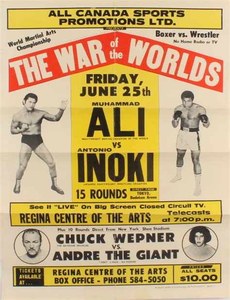 Muhammad Ali vs. Antonio Enoki & Chuck Wepner vs. Andre the Giant "The ...