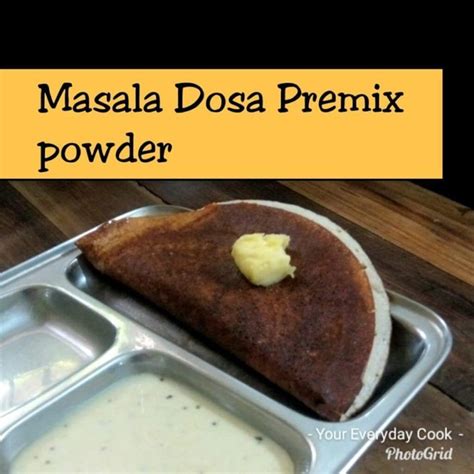 Masala dosa Batter mix ( dry Mix ) | Instant recipes, Batter mix, Dosa