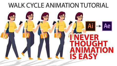 After effects animation tutorial : Character animations for motion graphics step by step ...