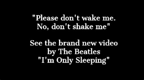 "I'm Only Sleeping" See The Brand New Video By The Beatles