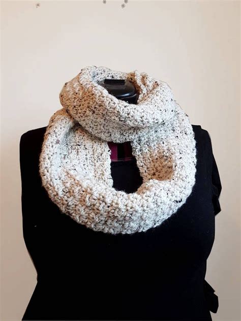 Infinity Scarf Cowl Snood Crochet Scarf Handmade Scarf - Etsy