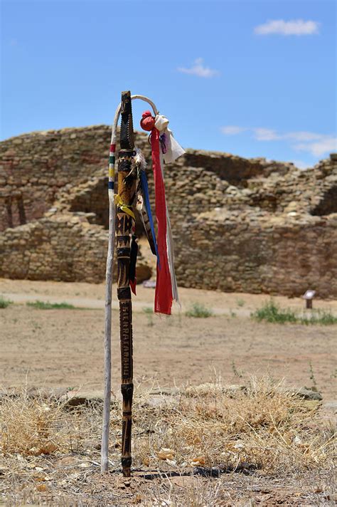 Acoma Prayer Stick at Aztec Ruins Photograph by Brenda Landdeck - Pixels