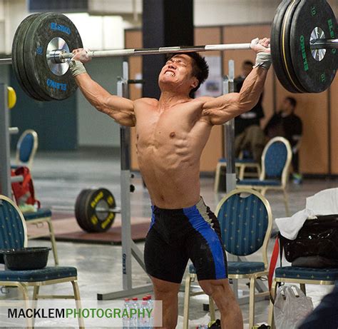 LU Xiaojun CHN 77kg | Believe or not a 110kg muscle snatch, … | Flickr